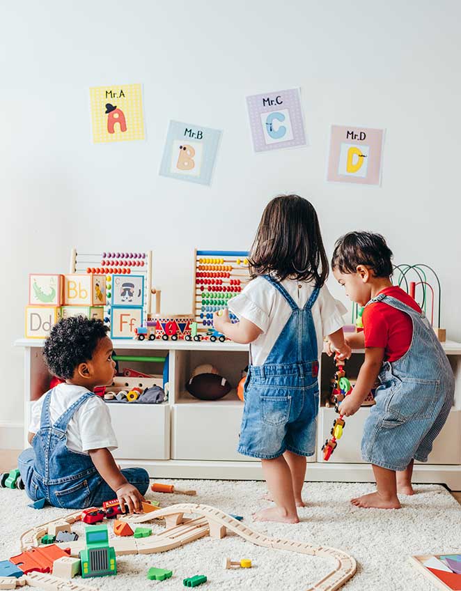 Children playing in a day care - Daycare Franchise Loans